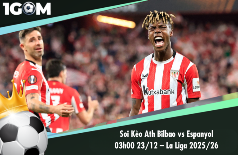 Soi Kèo Ath Bilbao vs Espanyol 03h00 23/12 – La Liga 2025/26