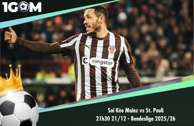 Soi Kèo Mainz vs St. Pauli 21h30 21/12 - Bundesliga 2025/26