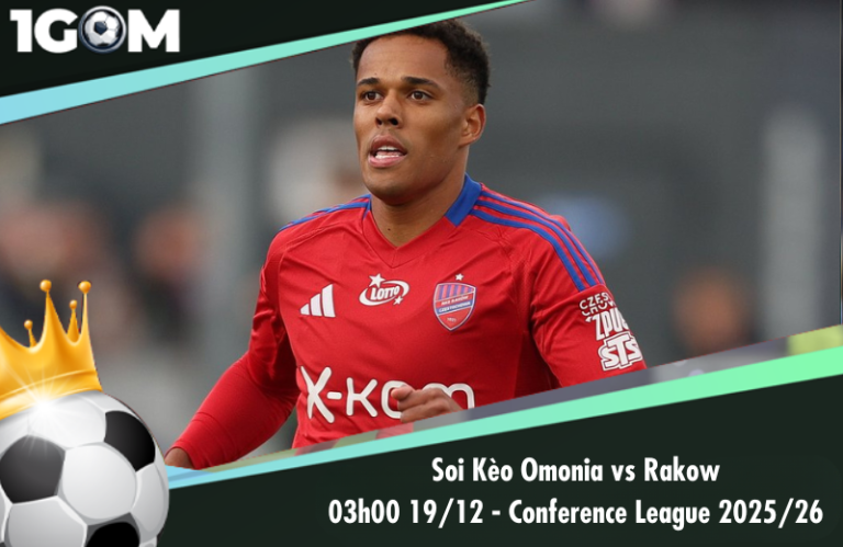 Soi Kèo Omonia vs Rakow 03h00 12/12 - Conference League 2025/26