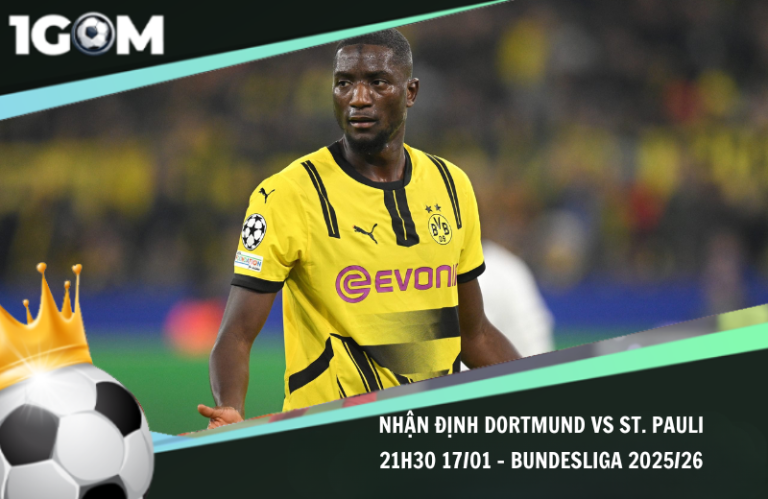 Nhận Định Dortmund vs St. Pauli 21h30 17/01 - Bundesliga 2025/26