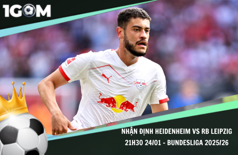 Nhận Định Heidenheim vs RB Leipzig 21h30 24/01 - Bundesliga 2025/26