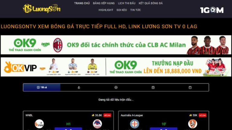 Review LuongSonTV – Trang kênh trực tiếp bóng đá đỉnh cao